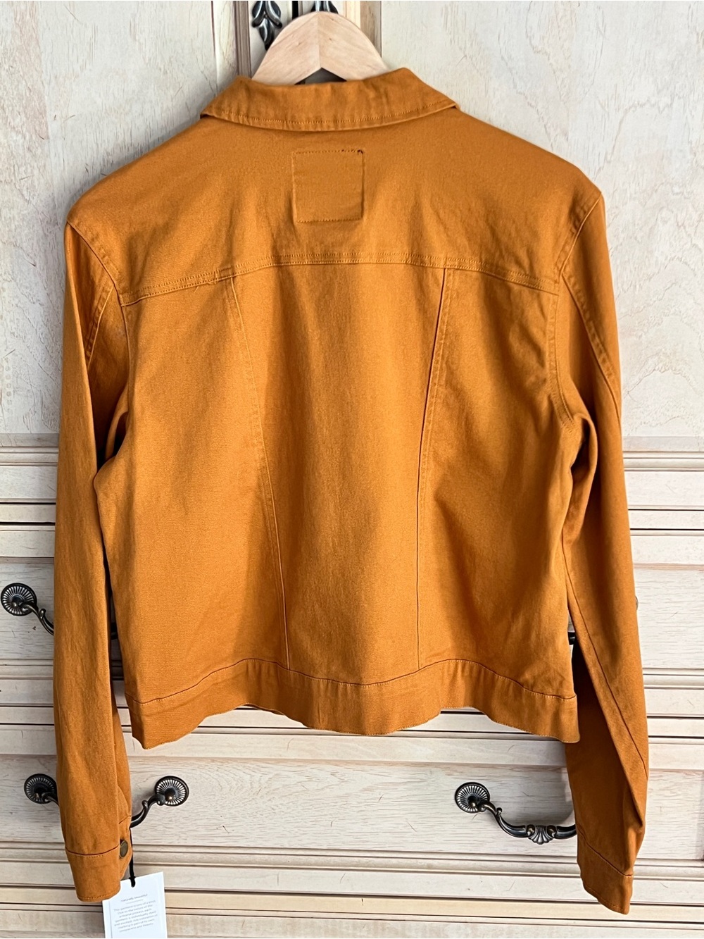 NWT Bagatelle Mustard Yellow Cotton Jean Jacket - Picture 9 of 13